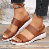 Flat-Bottomed Magic Sandals Women 2024 New Type Of Casual Fish Mouth Sandals