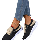 New Mesh Breathable Casual Single-Shoe Women's Large Size Coloring Fashion Set Foot Sports Shoes