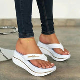 Large-Size Slope And Thick-Bottomed Cool Drag Women Summer New Clip-And-Trag-And-Trag Outdoor Casual Fashion Sandals