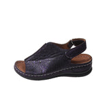 Thick Bottom Slope And Dew Sandals Women 2024 New Color After The Magic Stickroman Sandals