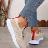 New Mesh Breathable Casual Single-Shoe Women's Large Size Coloring Fashion Set Foot Sports Shoes
