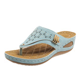 Casual Slope And Type Flip-Flops Women's Toe Breathable Fashion Light Slippers