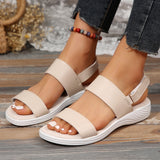Flat-Bottomed Magic Sandals Women 2024 New Type Of Casual Fish Mouth Sandals